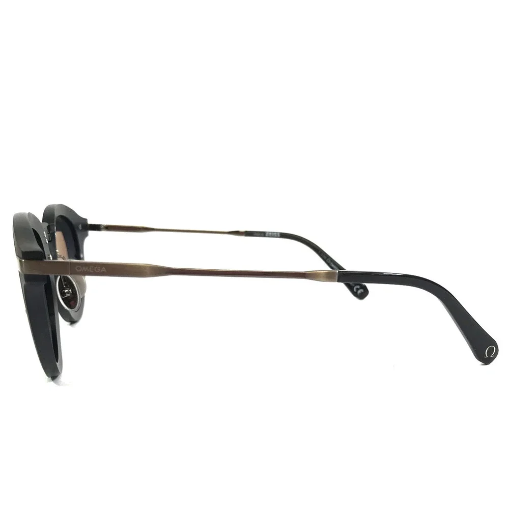 Omega Sunglasses OM0029 91C Matte Black Brushed Gunmetal Frames Gradient Lenses